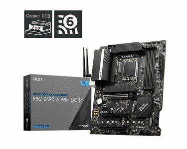 MSI PRO Z690-A WIFI DDR4 moederbord Intel Z690 ATX