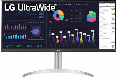 LG 34WQ65X-W computer monitor 86,4 cm (34") 2560 x 1080 Pixels UltraWide Quad HD LCD Grijs