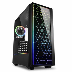 Sharkoon RGB LIT 100 Midi Tower Zwart