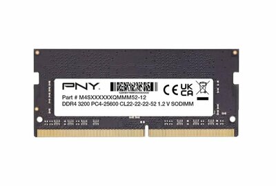 MEM PNY 8 GB 1 x 8 GB DDR4 3200 MHz SO-Dimm BULK