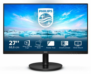 Philips V Line 271V8LA/00 LED display 68,6 cm (27") 1920 x 1080 Pixels Full HD Zwart