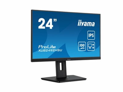 iiyama XUB2492HSU-B6 computer monitor 60,5 cm (23.8") 1920 x 1080 Pixels Full HD LED Zwart