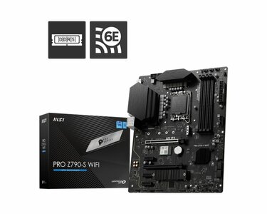 MSI PRO Z790-S WIFI moederbord Intel Z790 LGA 1700 ATX