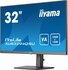 iiyama ProLite XUB3294QSU-B1 computer monitor 80 cm (31.5") 2560 x 1440 Pixels Wide Quad HD LCD Zwart_