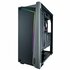 Azza APOLLO 430 Midi Tower Zwart, Transparant_