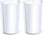 TP-LINK Deco X90 (2-pack) Tri-band (2.4 GHz / 5 GHz / 5 GHz) Wi-Fi 6 (802.11ax) Wit Intern_