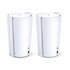 TP-LINK Deco X90 (2-pack) Tri-band (2.4 GHz / 5 GHz / 5 GHz) Wi-Fi 6 (802.11ax) Wit Intern_